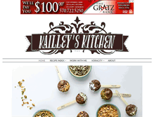 Tablet Screenshot of kailleyskitchen.com